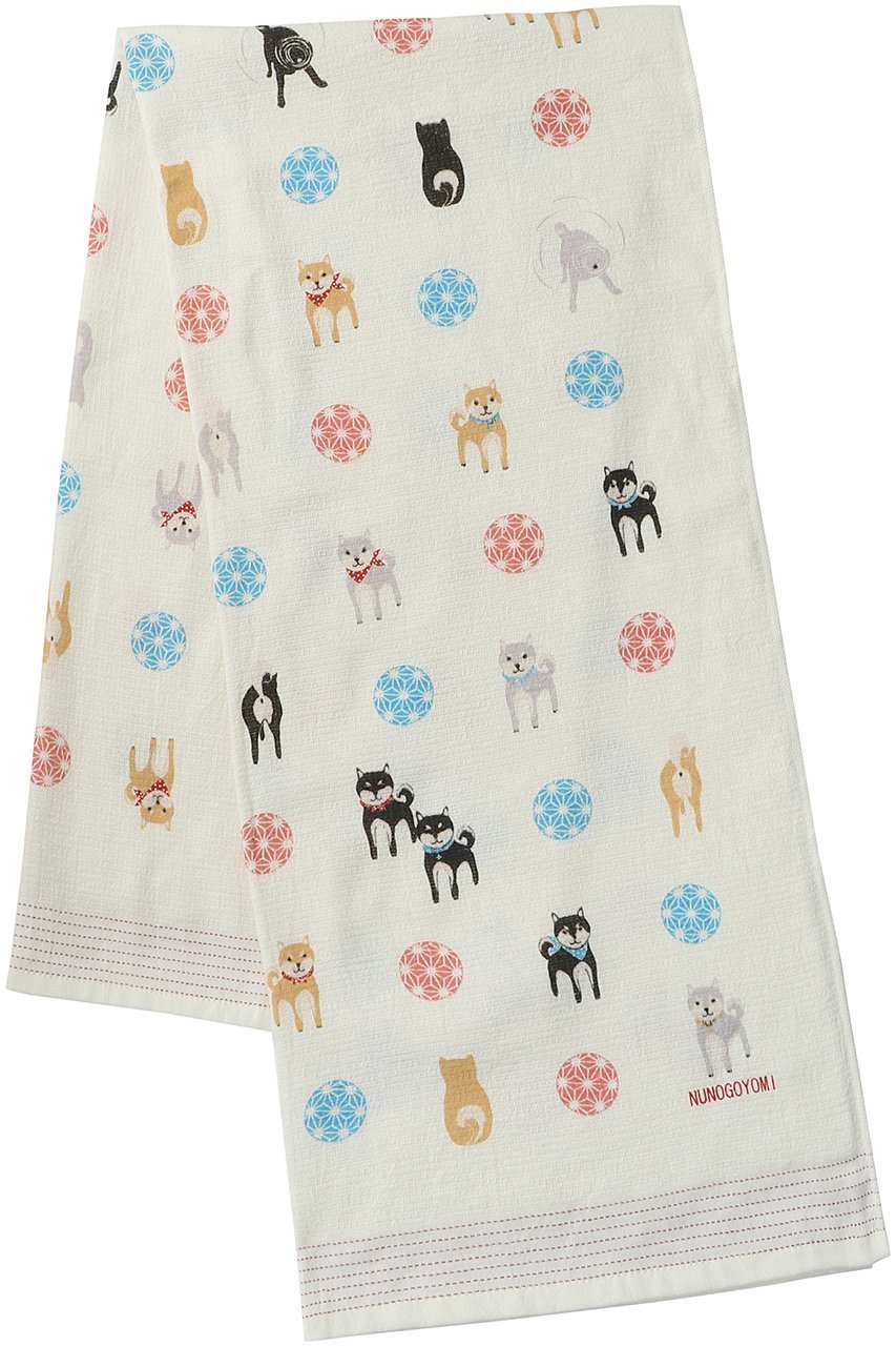 【コンテックス/kontex / GOODS】の大きなタオルてぬぐい(バスタオル) インテリア・キッズ・メンズ・レディースファッション・服の通販 founy(ファニー) 　タオル　Towel, Bath Towel　定番　Standard, Basic Item　柴犬|ID: prp329100004068647 ipo3291000000033667459