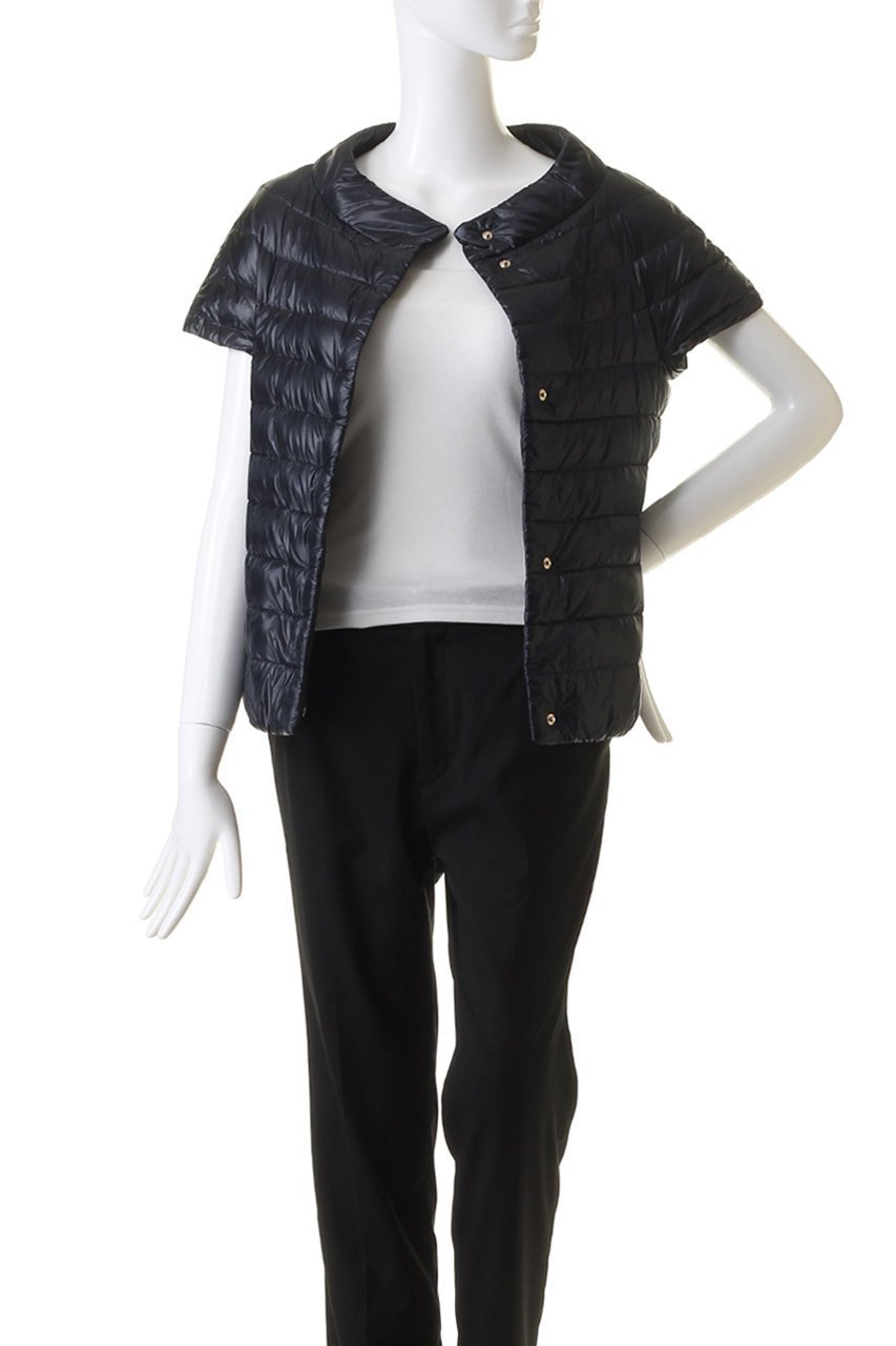 【ヘルノ/HERNO】のイコニコ ナイロン ダウンベスト 人気、トレンドファッション・服の通販 founy(ファニー) 　ファッション　Fashion　レディースファッション　Fashion for Women　アウター　Coat / Outerwear Collection　レディースジャケット・軽アウター　Jackets　ジャケット　Jacket, Outerwear　ダウン　Down, Puffer　ブルゾン　Blouson, Bomber Jacket　ベスト　Vest, Waistcoat　エレガント 上品　Elegant　半袖　Short Sleeve, Half Sleeve　軽量　Lightweight, Ultra Light　other-7|ID: prp329100004068661 ipo3291000000035371070