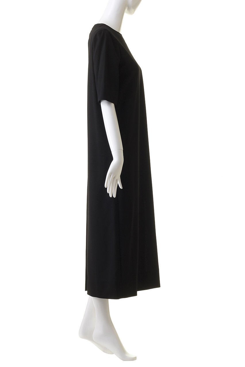 【エイトン/ATON】のHIGH TWIST WOOL ハーフスリーブ ドレス 人気、トレンドファッション・服の通販 founy(ファニー) 　ファッション　Fashion　レディースファッション　Fashion for Women　ワンピース　Dresses　フォーマル・パーティードレス・結婚式用ドレス　Elegant & Casual Dresses　チュニック　Tunic Tops & Dresses　シンプル　Simple, Minimal　スリット　Slit, Slit Detail　スリーブ　Sleeve, Long Sleeve / Short Sleeve　チュニック　Tunic, Long Top　ドレス　Dress, One-Piece　ハーフ　Half, Half-Length　フォーマル　Formal, Dressy　ロング　Long, Long-Length　other-3|ID: prp329100004068664 ipo3291000000032891080