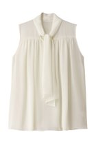 【デザイン ワークス/DESIGN WORKS】のシフォンボウタイブラウス アイボリー|ID: prp329100004068679 ipo3291000000035551693