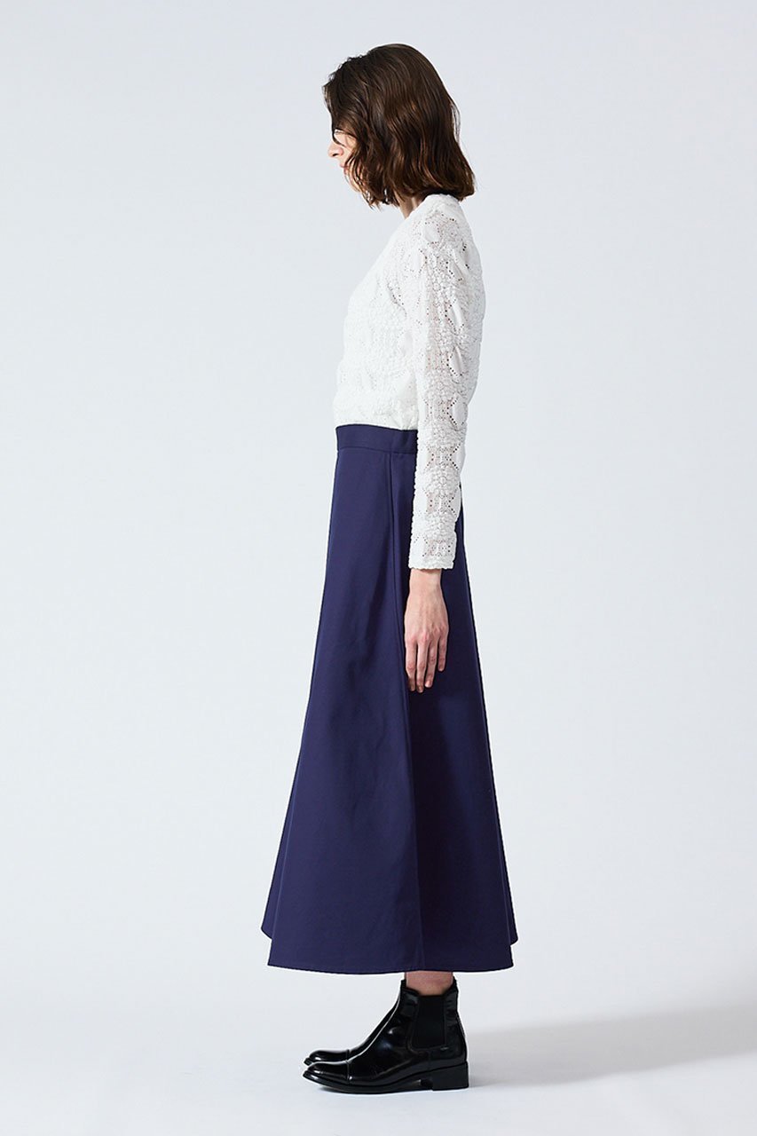 【ミズイロ インド/mizuiro ind】のflare long SK スカート 人気、トレンドファッション・服の通販 founy(ファニー) 　ファッション　Fashion　レディースファッション　Fashion for Women　スカート　Skirts　ロングスカート　Long Skirts / Maxi & Midi Skirts　シンプル　Simple, Minimal　ツイル　Twist, Twisted Detail　フレア　Flare, Flared　ロング　Long, Long-Length　エレガント 上品　Elegant　other-8|ID: prp329100004070558 ipo3291000000035485127