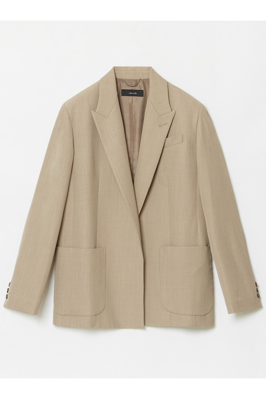 【アルアバイル/allureville】のビスコースウールボタンレスジャケット 人気、トレンドファッション・服の通販 founy(ファニー) 　ファッション　Fashion　レディースファッション　Fashion for Women　アウター　Coat / Outerwear Collection　レディースジャケット・軽アウター　Jackets　おすすめ　Recommended / Our Picks　ショルダー　Shoulder, Shoulder Strap　ジャケット　Jacket, Outerwear　トレンド　Trend, Trending Now　リラックス　Relax, Relaxed Fit　再入荷　Restock / Back in Stock　 other-1|ID: prp329100004073288 ipo3291000000035969591