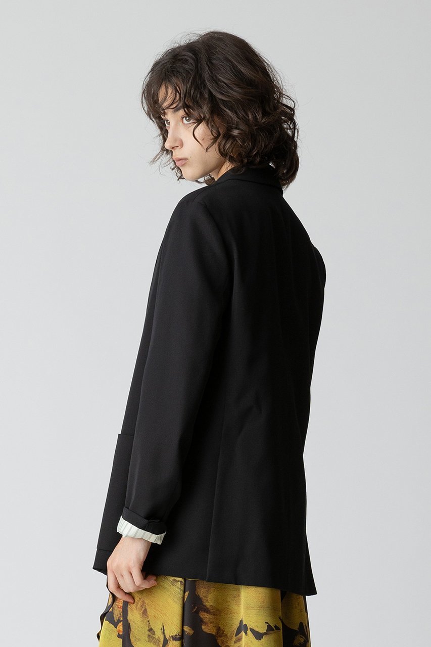 【アルアバイル/allureville】のビスコースウールボタンレスジャケット 人気、トレンドファッション・服の通販 founy(ファニー) 　ファッション　Fashion　レディースファッション　Fashion for Women　アウター　Coat / Outerwear Collection　レディースジャケット・軽アウター　Jackets　おすすめ　Recommended / Our Picks　ショルダー　Shoulder, Shoulder Strap　ジャケット　Jacket, Outerwear　トレンド　Trend, Trending Now　リラックス　Relax, Relaxed Fit　再入荷　Restock / Back in Stock　other-4|ID: prp329100004073288 ipo3291000000035969596