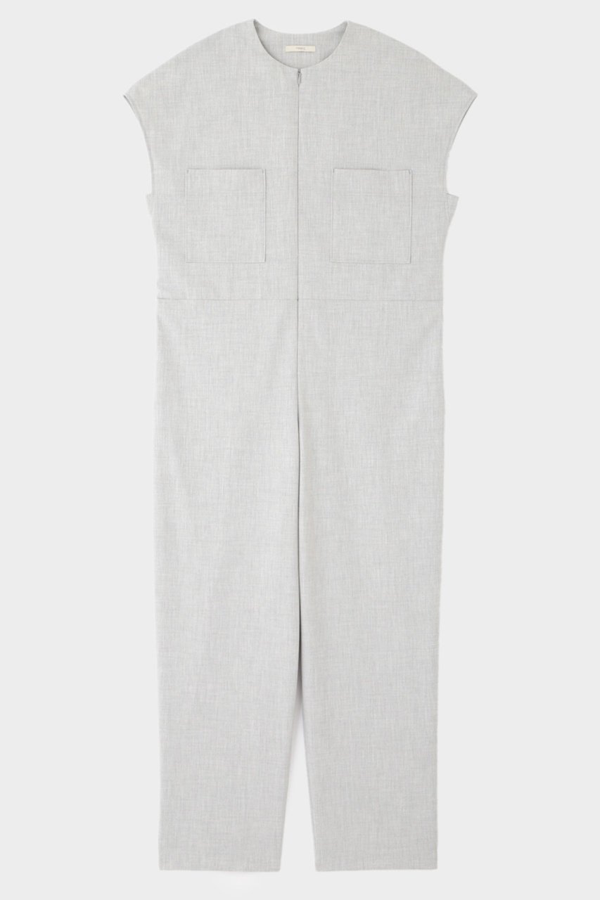 【ル フィル/LE PHIL】の2WAYレーヨンストレッチコンビネゾン インテリア・キッズ・メンズ・レディースファッション・服の通販 founy(ファニー) 　ファッション　Fashion　レディースファッション　Fashion for Women　パンツ　Pants & Trousers　ストレッチ　Stretch, Stretchy Fabric　テーパード　Tapered, Tapered Pants　フロント　Front, Front Design　ポケット　Pocket, Pocket Detail　マニッシュ　Mannish, Boyish　エレガント 上品　Elegant　グレー|ID: prp329100004073311 ipo3291000000035074324