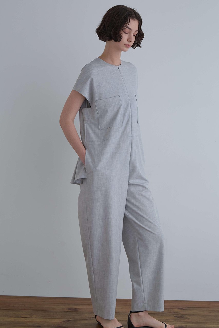 【ル フィル/LE PHIL】の2WAYレーヨンストレッチコンビネゾン 人気、トレンドファッション・服の通販 founy(ファニー) 　ファッション　Fashion　レディースファッション　Fashion for Women　パンツ　Pants & Trousers　ストレッチ　Stretch, Stretchy Fabric　テーパード　Tapered, Tapered Pants　フロント　Front, Front Design　ポケット　Pocket, Pocket Detail　マニッシュ　Mannish, Boyish　エレガント 上品　Elegant　other-3|ID: prp329100004073311 ipo3291000000035309925