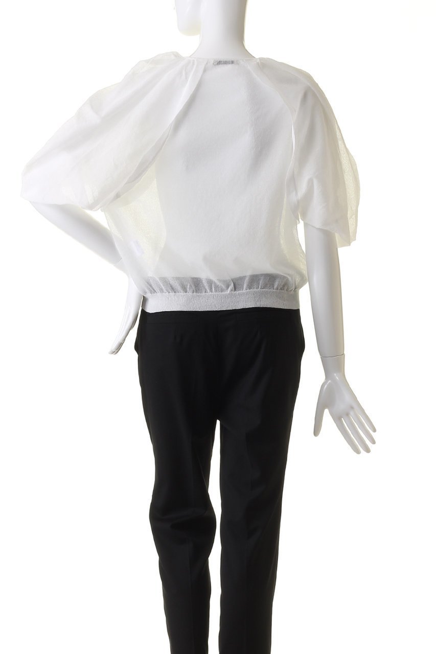 【ル フィル/LE PHIL】のシアーパフスリーブニット 人気、トレンドファッション・服の通販 founy(ファニー) 　ファッション　Fashion　レディースファッション　Fashion for Women　トップス・カットソー　Cut & Sew Tops　ニット　Knit Tops & Sweaters　カジュアルプルオーバー・ニットトップス　Pullovers & Knit Tops / Casual Pullovers　おすすめ　Recommended / Our Picks　シアー　Sheer, See-Through　ボトム　Bottoms, Lower Wear　other-4|ID: prp329100004073314 ipo3291000000032939515