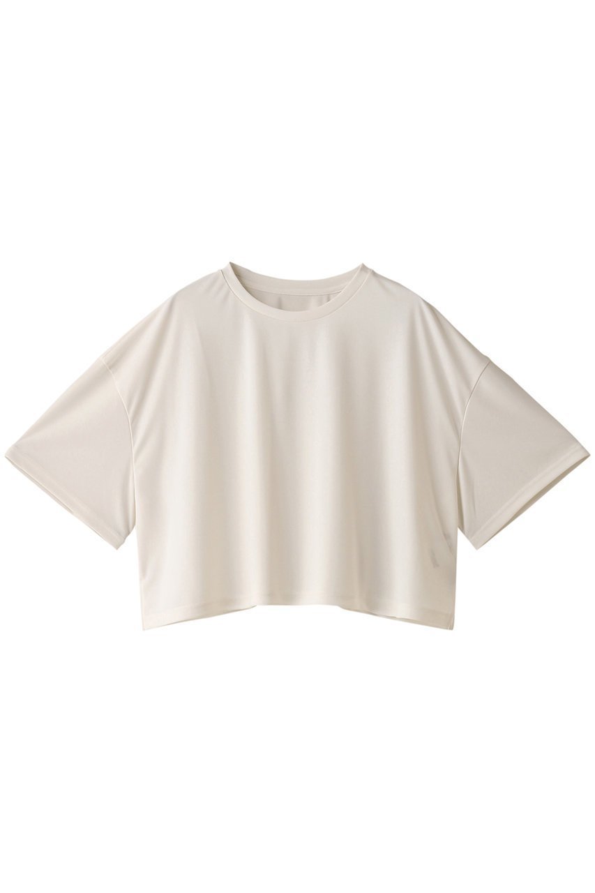 【ル フィル/LE PHIL】のハイツイストスムースTシャツ インテリア・キッズ・メンズ・レディースファッション・服の通販 founy(ファニー) 　ファッション　Fashion　レディースファッション　Fashion for Women　トップス・カットソー　Cut & Sew Tops　シャツ・ブラウス・オフィスカジュアル　Elegant Blouses & Button-Ups　ロングTシャツ・Tシャツ　Longline T-Shirts & Tees　カットソー・ベーシックTシャツ　Cut-and-Sewn Tops / Stretch Tees & Basics　コンパクト　Compact, Small Size　ショート　Short, Short Length　シンプル　Simple, Minimal　スリーブ　Sleeve, Long Sleeve / Short Sleeve　ドレープ　Drape, Draping Fabric　バランス　Balance, Style Balance　モダン　Modern, Contemporary　ホワイト|ID: prp329100004073339 ipo3291000000032898964
