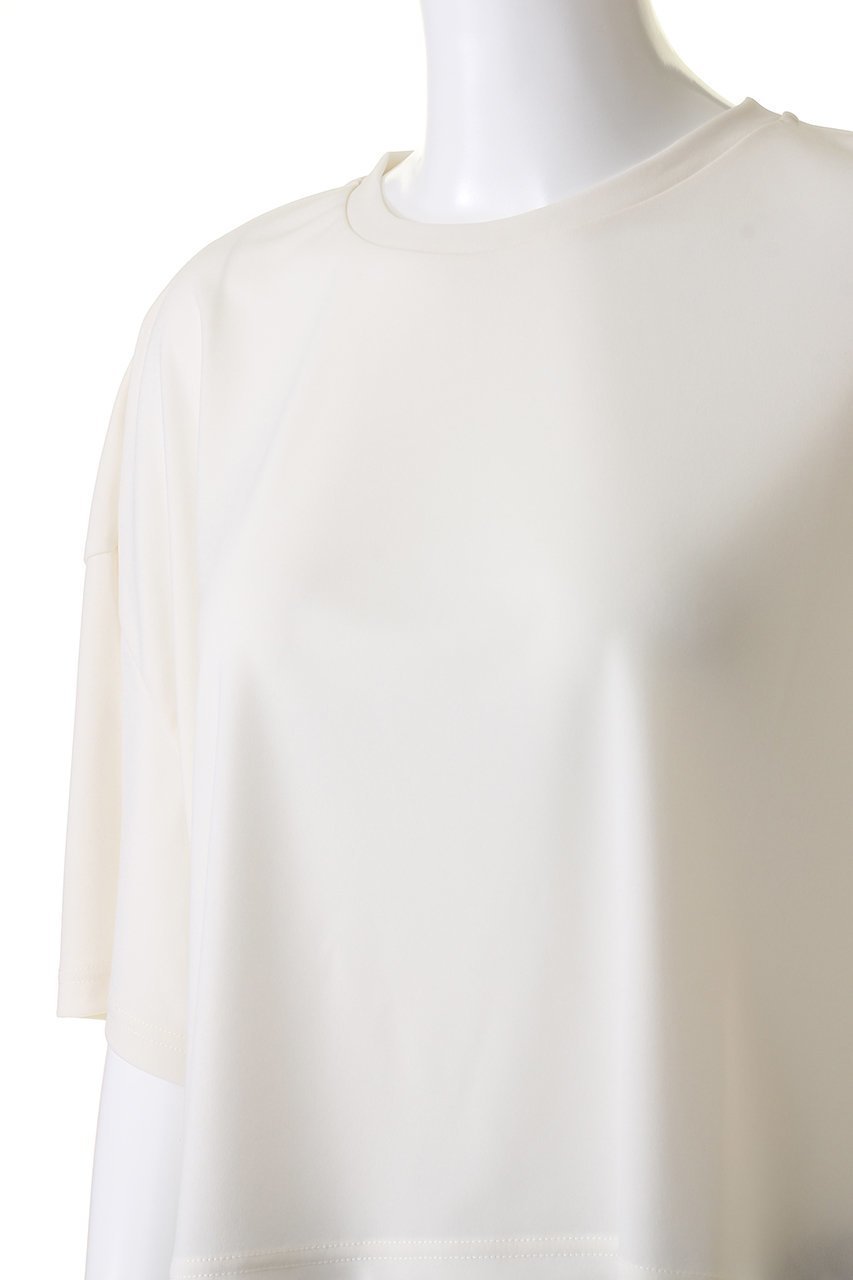 【ル フィル/LE PHIL】のハイツイストスムースTシャツ 人気、トレンドファッション・服の通販 founy(ファニー) 　ファッション　Fashion　レディースファッション　Fashion for Women　トップス・カットソー　Cut & Sew Tops　シャツ・ブラウス・オフィスカジュアル　Elegant Blouses & Button-Ups　ロングTシャツ・Tシャツ　Longline T-Shirts & Tees　カットソー・ベーシックTシャツ　Cut-and-Sewn Tops / Stretch Tees & Basics　コンパクト　Compact, Small Size　ショート　Short, Short Length　シンプル　Simple, Minimal　スリーブ　Sleeve, Long Sleeve / Short Sleeve　ドレープ　Drape, Draping Fabric　バランス　Balance, Style Balance　モダン　Modern, Contemporary　other-5|ID: prp329100004073339 ipo3291000000032898977