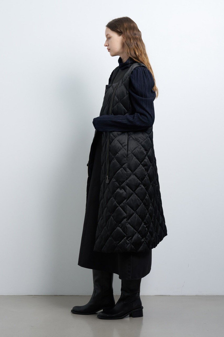 【ランバン オン ブルー/LANVIN en Bleu】の【LANVIN en Bleu × TAION × LIMONTA EAST】ワンピース 人気、トレンドファッション・服の通販 founy(ファニー) 　ファッション　Fashion　レディースファッション　Fashion for Women　ワンピース　Dresses　チュニック　Tunic Tops & Dresses　アシンメトリー　Asymmetrical Style　ジップ　Zip, Zipper　ダウン　Down, Puffer　チュニック　Tunic, Long Top　ロング　Long, Long-Length　other-2|ID: prp329100004074510 ipo3291000000032890163