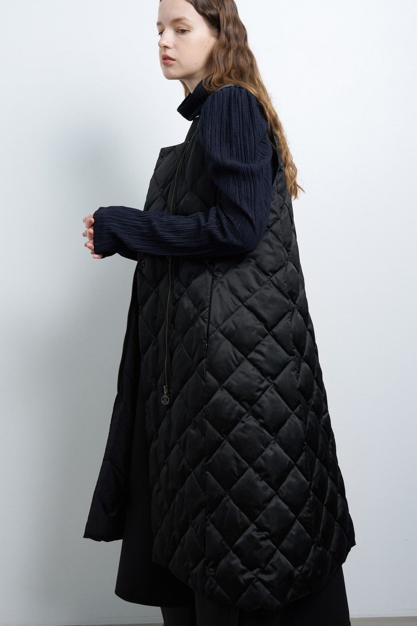 【ランバン オン ブルー/LANVIN en Bleu】の【LANVIN en Bleu × TAION × LIMONTA EAST】ワンピース 人気、トレンドファッション・服の通販 founy(ファニー) 　ファッション　Fashion　レディースファッション　Fashion for Women　ワンピース　Dresses　チュニック　Tunic Tops & Dresses　アシンメトリー　Asymmetrical Style　ジップ　Zip, Zipper　ダウン　Down, Puffer　チュニック　Tunic, Long Top　ロング　Long, Long-Length　other-4|ID: prp329100004074510 ipo3291000000032890171