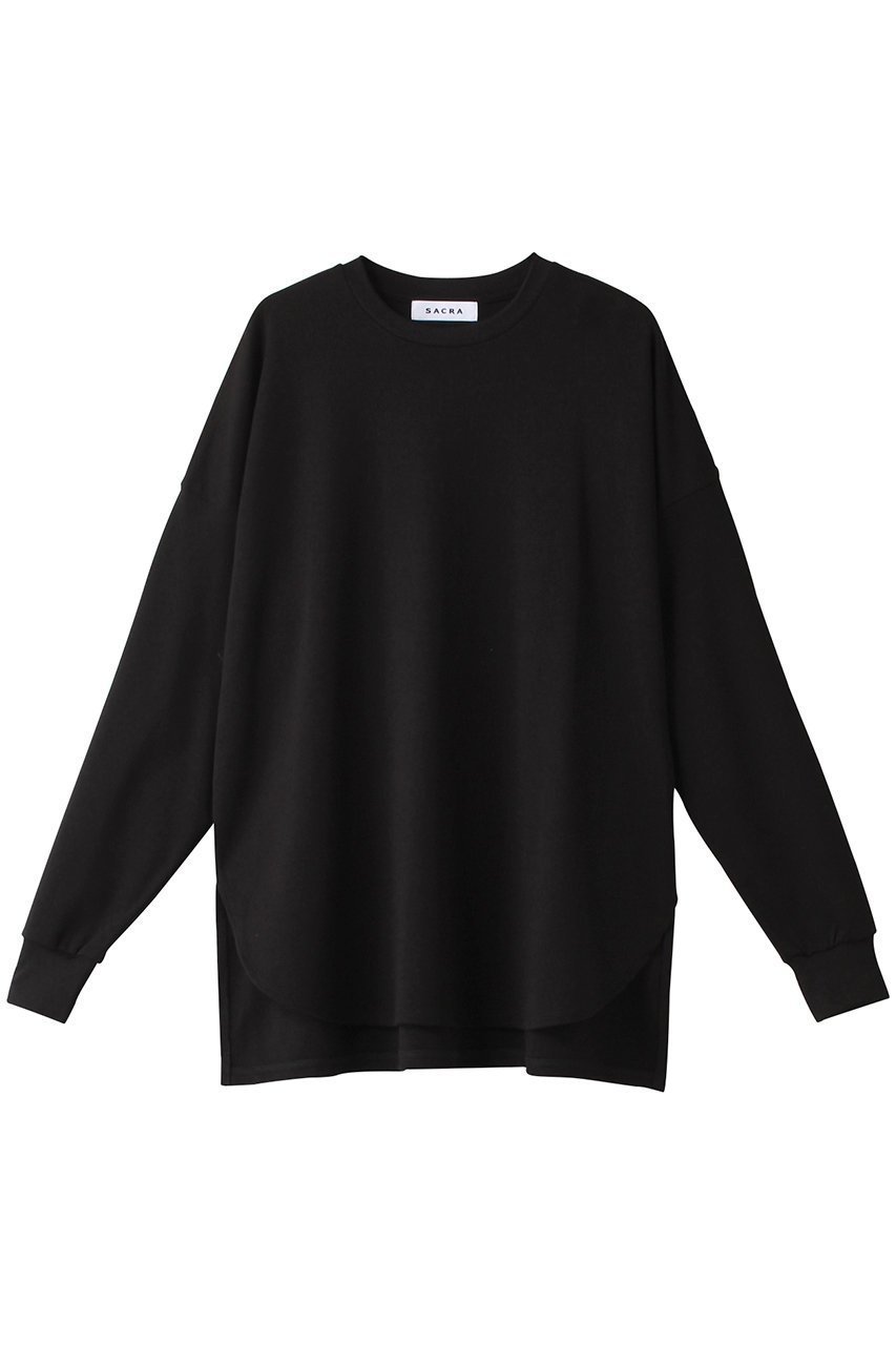 【サクラ/SACRA】のプレミアムコットンロングスリーブカットソー 人気、トレンドファッション・服の通販 founy(ファニー) 　ファッション　Fashion　レディースファッション　WOMEN　トップス・カットソー　Tops/Tshirt　シャツ/ブラウス　Shirts/Blouses　ロング / Tシャツ　T-Shirts　カットソー　Cut and Sewn　カットソー　Cut And Sew　シンプル　Simple　スリーブ　Sleeve　ヘムライン　Hemline　ラウンド　Round　ロング　Long　エレガント 上品　Elegant　定番　Standard　 other-1|ID: prp329100004074525 ipo3291000000030519098