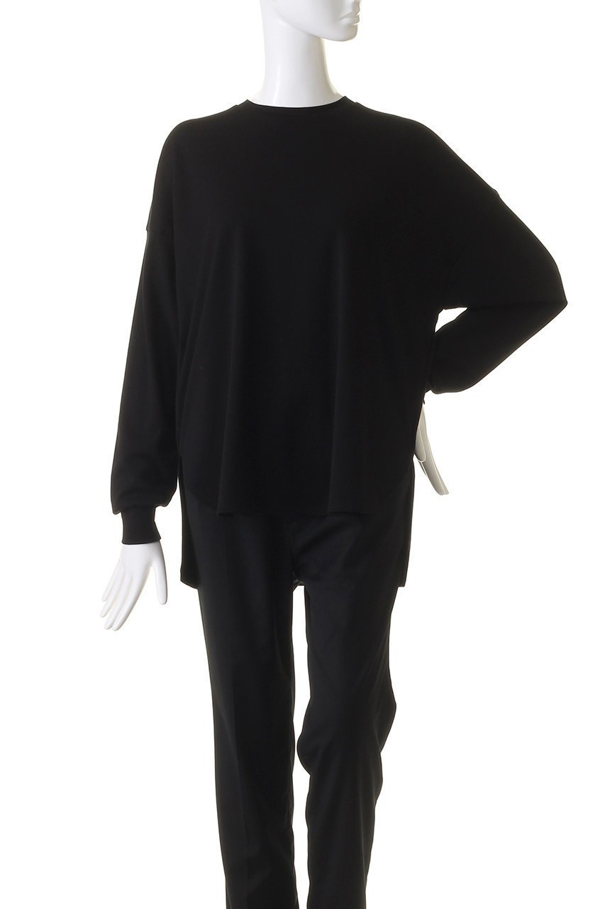 【サクラ/SACRA】のプレミアムコットンロングスリーブカットソー 人気、トレンドファッション・服の通販 founy(ファニー) 　ファッション　Fashion　レディースファッション　WOMEN　トップス・カットソー　Tops/Tshirt　シャツ/ブラウス　Shirts/Blouses　ロング / Tシャツ　T-Shirts　カットソー　Cut and Sewn　カットソー　Cut And Sew　シンプル　Simple　スリーブ　Sleeve　ヘムライン　Hemline　ラウンド　Round　ロング　Long　エレガント 上品　Elegant　定番　Standard　other-2|ID: prp329100004074525 ipo3291000000031420125