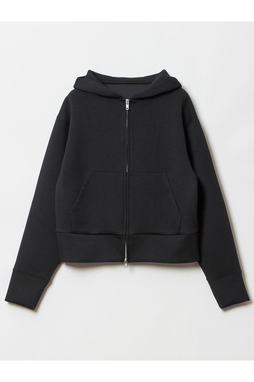 【アルアバイル/allureville】のエアクッションフーディー インテリア・キッズ・メンズ・レディースファッション・服の通販 founy(ファニー) 　ファッション　Fashion　レディースファッション　Fashion for Women　トップス・カットソー　Cut & Sew Tops　シャツ・ブラウス・オフィスカジュアル　Elegant Blouses & Button-Ups　レディースパーカー・カジュアルフーディー　Casual Hoodies & Sweatshirts　ロングTシャツ・Tシャツ　Longline T-Shirts & Tees　スウェット・クルーネックトップス　Sweatshirts & Crewnecks / Relaxed Fit Sweat Tops　カットソー・ベーシックTシャツ　Cut-and-Sewn Tops / Stretch Tees & Basics　クッション　Cushion, Throw Pillow　クラシック　Classic, Timeless Style　ジップ　Zip, Zipper　フェイス　Face, Facial Design　ポケット　Pocket, Pocket Detail　ブラック|ID: prp329100004074545 ipo3291000000032895334