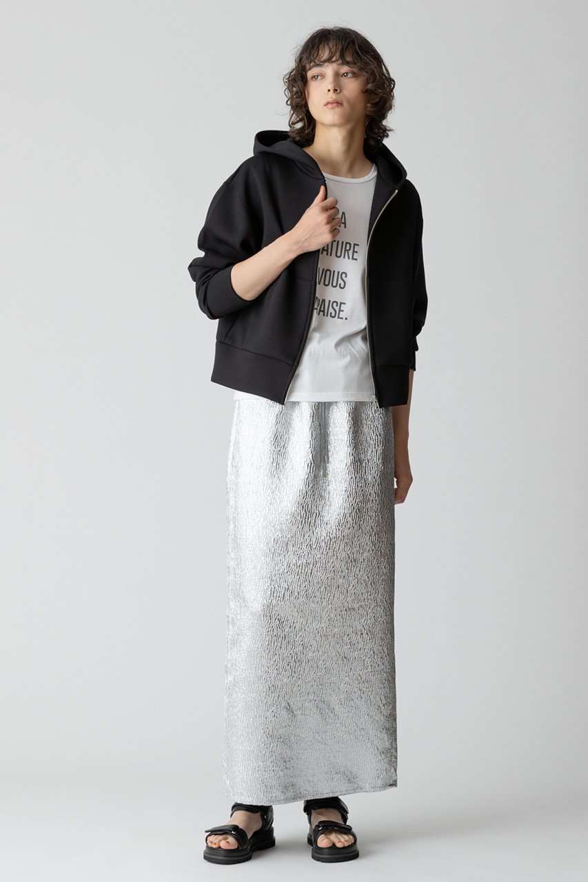 【アルアバイル/allureville】のエアクッションフーディー 人気、トレンドファッション・服の通販 founy(ファニー) 　ファッション　Fashion　レディースファッション　Fashion for Women　トップス・カットソー　Cut & Sew Tops　シャツ・ブラウス・オフィスカジュアル　Elegant Blouses & Button-Ups　レディースパーカー・カジュアルフーディー　Casual Hoodies & Sweatshirts　ロングTシャツ・Tシャツ　Longline T-Shirts & Tees　スウェット・クルーネックトップス　Sweatshirts & Crewnecks / Relaxed Fit Sweat Tops　カットソー・ベーシックTシャツ　Cut-and-Sewn Tops / Stretch Tees & Basics　クッション　Cushion, Throw Pillow　クラシック　Classic, Timeless Style　ジップ　Zip, Zipper　フェイス　Face, Facial Design　ポケット　Pocket, Pocket Detail　other-7|ID: prp329100004074545 ipo3291000000032895354