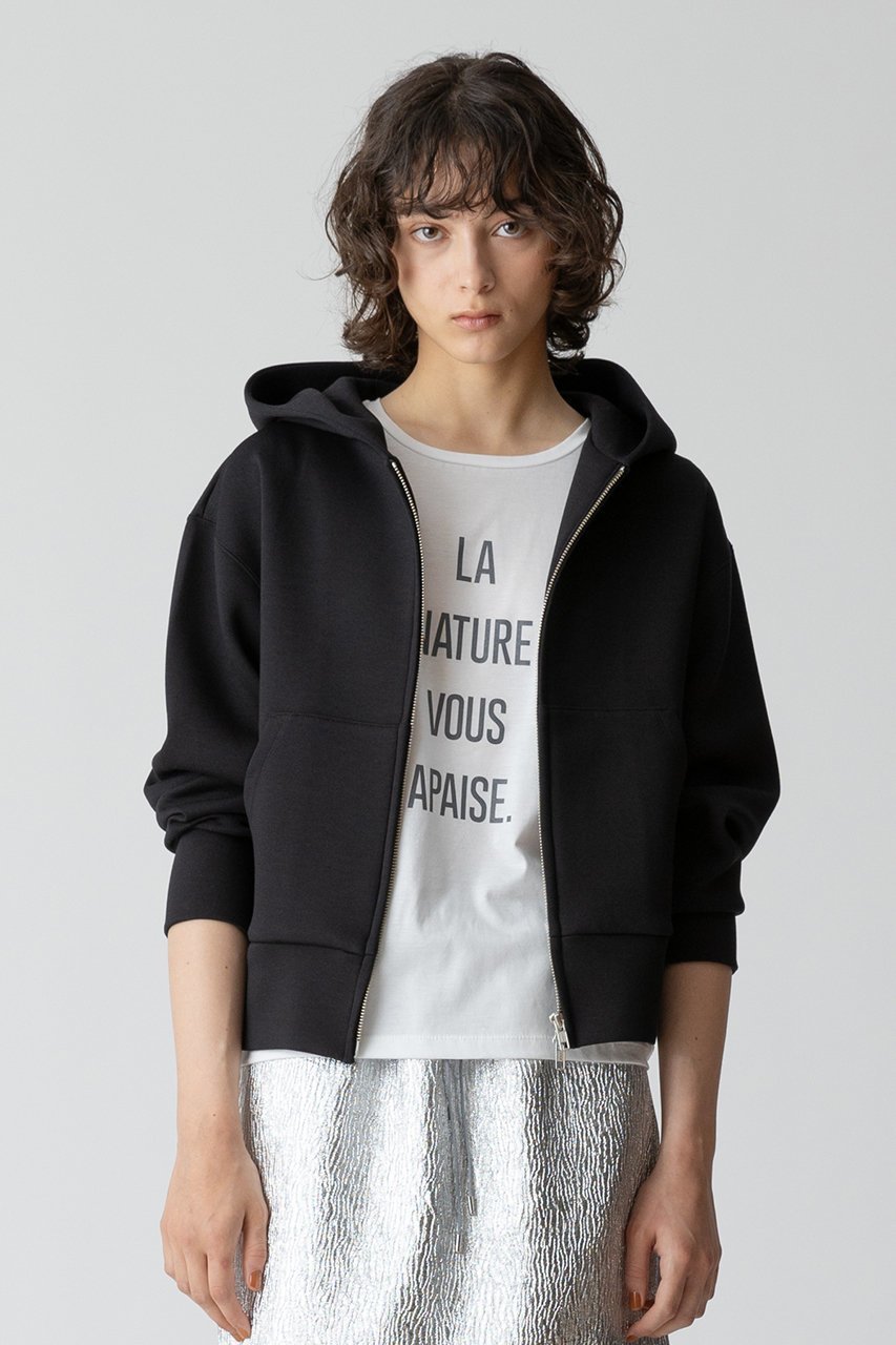 【アルアバイル/allureville】のエアクッションフーディー 人気、トレンドファッション・服の通販 founy(ファニー) 　ファッション　Fashion　レディースファッション　Fashion for Women　トップス・カットソー　Cut & Sew Tops　シャツ・ブラウス・オフィスカジュアル　Elegant Blouses & Button-Ups　レディースパーカー・カジュアルフーディー　Casual Hoodies & Sweatshirts　ロングTシャツ・Tシャツ　Longline T-Shirts & Tees　スウェット・クルーネックトップス　Sweatshirts & Crewnecks / Relaxed Fit Sweat Tops　カットソー・ベーシックTシャツ　Cut-and-Sewn Tops / Stretch Tees & Basics　クッション　Cushion, Throw Pillow　クラシック　Classic, Timeless Style　ジップ　Zip, Zipper　フェイス　Face, Facial Design　ポケット　Pocket, Pocket Detail　other-8|ID: prp329100004074545 ipo3291000000032895358