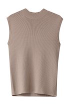 【アルアバイル/allureville】のバック釦ディティールPO A 人気、トレンドファッション・服の通販 founy(ファニー) ファッション Fashion レディースファッション Fashion for Women トップス・カットソー Cut & Sew Tops ニット Knit Tops & Sweaters カジュアルプルオーバー・ニットトップス Pullovers & Knit Tops / Casual Pullovers シンプル Simple, Minimal ノースリーブ Sleeveless, No-Sleeve thumbnail グレージュ|ID: prp329100004074548 ipo3291000000033705687