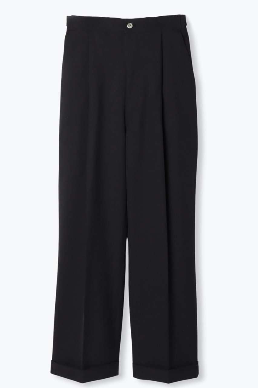 【レリル/lelill】のSIDE BELT TROUSERS インテリア・キッズ・メンズ・レディースファッション・服の通販 founy(ファニー) 　ファッション　Fashion　レディースファッション　Fashion for Women　パンツ　Pants & Trousers　オックス　Oxford Fabric　ストレッチ　Stretch, Stretchy Fabric　ブラック|ID: prp329100004074570 ipo3291000000032900780