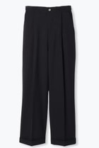 【レリル/lelill】のSIDE BELT TROUSERS 人気、トレンドファッション・服の通販 founy(ファニー) ファッション Fashion レディースファッション Fashion for Women パンツ Pants & Trousers オックス Oxford Fabric ストレッチ Stretch, Stretchy Fabric thumbnail ブラック|ID: prp329100004074570 ipo3291000000035373054