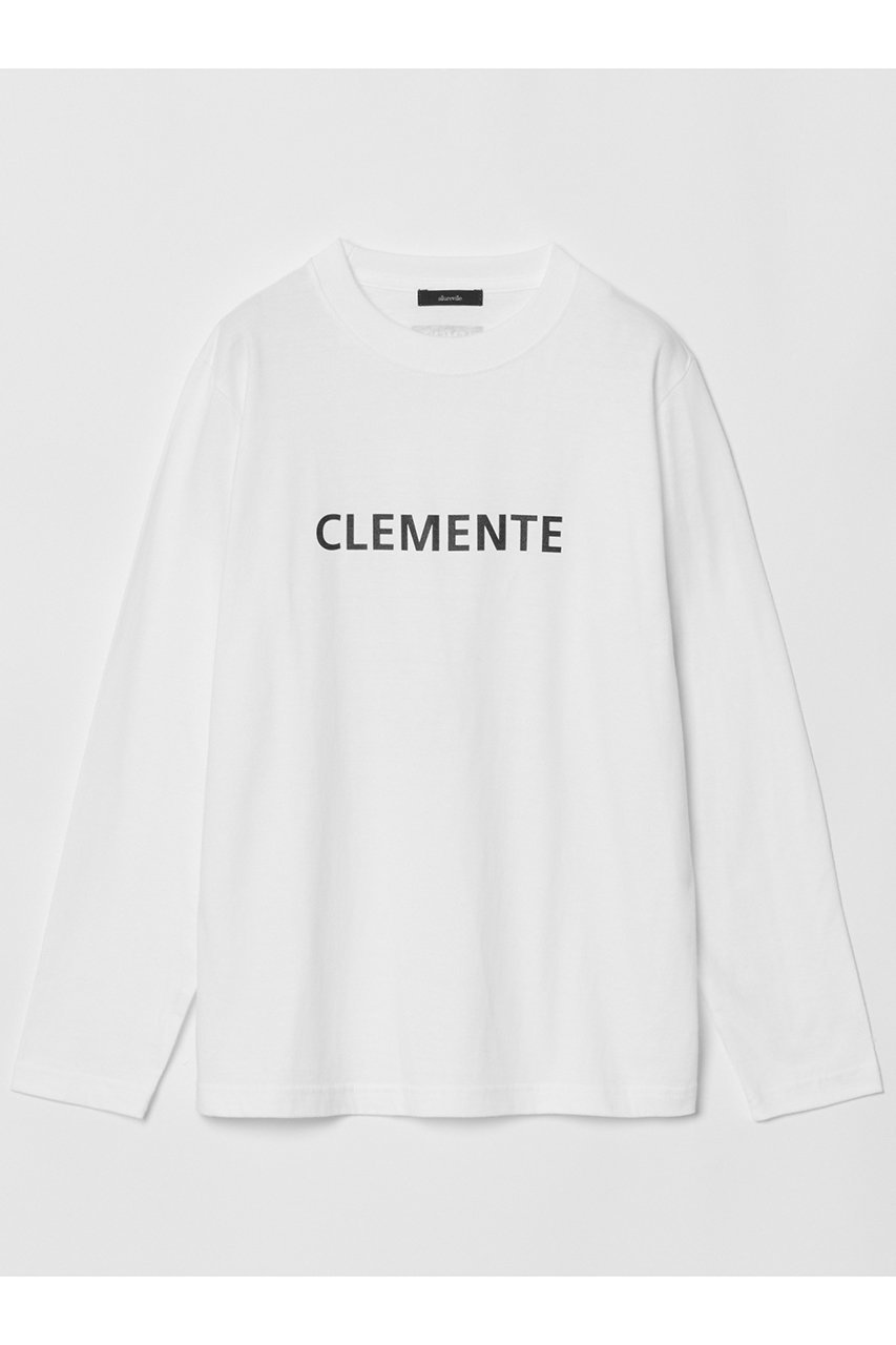 【アルアバイル/allureville】のCLEMENTE ロンTEE 人気、トレンドファッション・服の通販 founy(ファニー) 　ファッション　Fashion　レディースファッション　WOMEN　トップス・カットソー　Tops/Tshirt　シャツ/ブラウス　Shirts/Blouses　ロング / Tシャツ　T-Shirts　カットソー　Cut and Sewn　スリーブ　Sleeve　センター　Center　プリント　Print　ベーシック　Basic　ラバー　Rubber　ロング　Long　NEW・新作・新着・新入荷　New Arrivals　 other-1|ID: prp329100004074574 ipo3291000000027504072