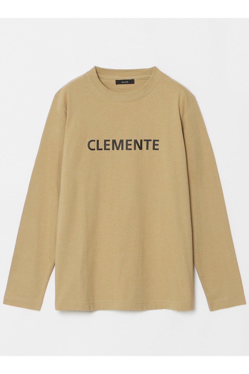 【アルアバイル/allureville】のCLEMENTE ロンTEE インテリア・キッズ・メンズ・レディースファッション・服の通販 founy(ファニー) 　ファッション　Fashion　レディースファッション　WOMEN　トップス・カットソー　Tops/Tshirt　シャツ/ブラウス　Shirts/Blouses　ロング / Tシャツ　T-Shirts　カットソー　Cut and Sewn　スリーブ　Sleeve　センター　Center　プリント　Print　ベーシック　Basic　ラバー　Rubber　ロング　Long　NEW・新作・新着・新入荷　New Arrivals　タン|ID: prp329100004074574 ipo3291000000027504074