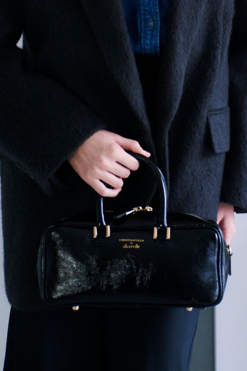 【アルアバイル/allureville】の【CHRISTIAN VILLA per allureville】ホリゾンタルボストンバッグ 人気、トレンドファッション・服の通販 founy(ファニー) 　ファッション　Fashion　レディースファッション　Fashion for Women　バッグ　Bags　エナメル　Patent Leather　ショルダー　Shoulder, Shoulder Strap　ダブル　Double, Double-Breasted　ボストンバッグ　Boston Bag, Retro Bag　人気　Popular, Best Seller　傘　Umbrella, Parasol　other-6|ID: prp329100004074587 ipo3291000000035319230