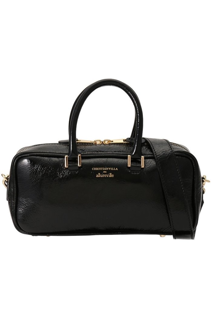 【アルアバイル/allureville】の【CHRISTIAN VILLA per allureville】ホリゾンタルボストンバッグ インテリア・キッズ・メンズ・レディースファッション・服の通販 founy(ファニー) https://founy.com/ ファッション Fashion レディースファッション Fashion for Women バッグ Bags エナメル Patent Leather ショルダー Shoulder, Shoulder Strap ダブル Double, Double-Breasted ボストンバッグ Boston Bag, Retro Bag 人気 Popular, Best Seller 傘 Umbrella, Parasol |ID: prp329100004074587 ipo3291000000036927573