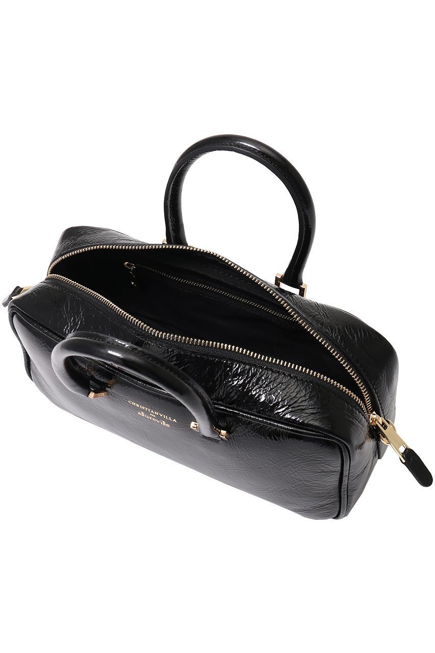 【アルアバイル/allureville】の【CHRISTIAN VILLA per allureville】ホリゾンタルボストンバッグ 人気、トレンドファッション・服の通販 founy(ファニー) 　ファッション　Fashion　レディースファッション　Fashion for Women　バッグ　Bags　エナメル　Patent Leather　ショルダー　Shoulder, Shoulder Strap　ダブル　Double, Double-Breasted　ボストンバッグ　Boston Bag, Retro Bag　人気　Popular, Best Seller　傘　Umbrella, Parasol　other-5|ID: prp329100004074587 ipo3291000000036927583
