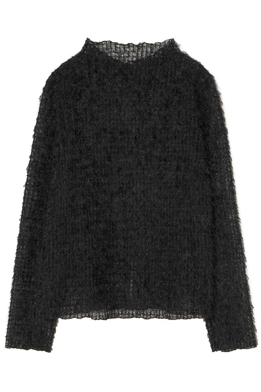 【アナイ/ANAYI】のプレイドフェザーチュールプルオーバー インテリア・キッズ・メンズ・レディースファッション・服の通販 founy(ファニー) ファッション Fashion レディースファッション Fashion for Women トップス・カットソー Cut & Sew Tops シャツ・ブラウス・オフィスカジュアル Elegant Blouses & Button-Ups ロングTシャツ・Tシャツ Longline T-Shirts & Tees カジュアルプルオーバー・ニットトップス Pullovers & Knit Tops / Casual Pullovers カットソー・ベーシックTシャツ Cut-and-Sewn Tops / Stretch Tees & Basics エアリー Airy Texture エレガント 上品 Elegant シアー Sheer, See-Through スリーブ Sleeve, Long Sleeve / Short Sleeve チュール Tulip, Tulip Motif モックネック Mock Neck, Short Turtleneck ロング Long, Long-Length ブラック|ID: prp329100004074608 ipo3291000000035053252