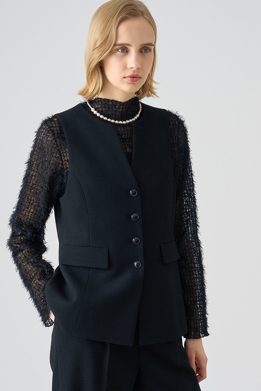 【アナイ/ANAYI】のプレイドフェザーチュールプルオーバー 人気、トレンドファッション・服の通販 founy(ファニー) ファッション Fashion レディースファッション Fashion for Women トップス・カットソー Cut & Sew Tops シャツ・ブラウス・オフィスカジュアル Elegant Blouses & Button-Ups ロングTシャツ・Tシャツ Longline T-Shirts & Tees カジュアルプルオーバー・ニットトップス Pullovers & Knit Tops / Casual Pullovers カットソー・ベーシックTシャツ Cut-and-Sewn Tops / Stretch Tees & Basics エアリー Airy Texture エレガント 上品 Elegant シアー Sheer, See-Through スリーブ Sleeve, Long Sleeve / Short Sleeve チュール Tulip, Tulip Motif モックネック Mock Neck, Short Turtleneck ロング Long, Long-Length other-5|ID: prp329100004074608 ipo3291000000035053256