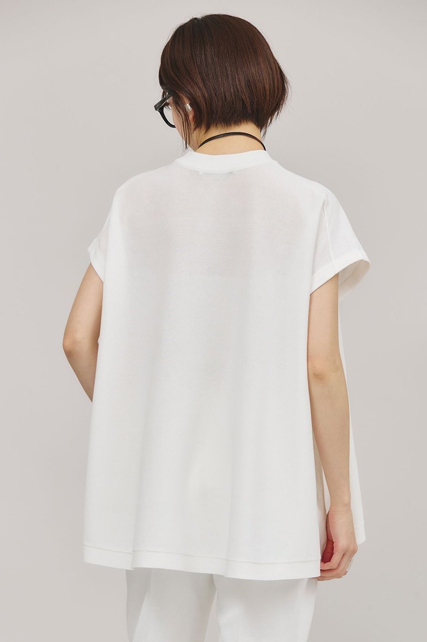 【カレンソロジー/Curensology】のニットフレアトップス 人気、トレンドファッション・服の通販 founy(ファニー) 　ファッション　Fashion　レディースファッション　Fashion for Women　トップス・カットソー　Cut & Sew Tops　ニット　Knit Tops & Sweaters　カジュアルプルオーバー・ニットトップス　Pullovers & Knit Tops / Casual Pullovers　カーゴパンツ　Cargo Pants, Utility Pants　サマー　Summer, Summer Style　シアー　Sheer, See-Through　シンプル　Simple, Minimal　スリーブ　Sleeve, Long Sleeve / Short Sleeve　デニム　Denim, Jeans Material　フレンチ　French, French Style　ラグジュアリー　Luxury, Elegant　夏　Summer　other-4|ID: prp329100004074623 ipo3291000000033705761