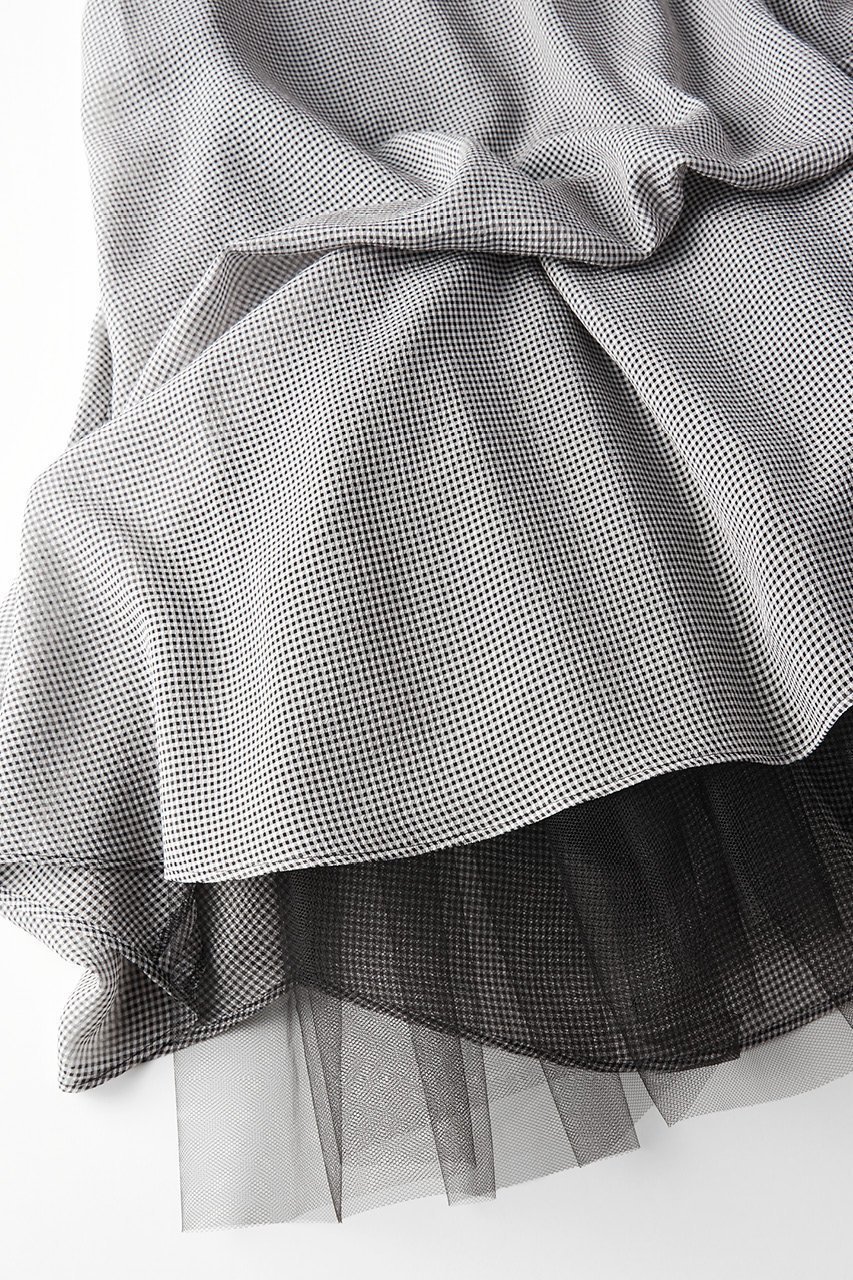 【デイジーリン/DAISY LIN】のDress “Airy Fairy” 人気、トレンドファッション・服の通販 founy(ファニー) 　ファッション　Fashion　レディースファッション　Fashion for Women　ワンピース　Dresses　フォーマル・パーティードレス・結婚式用ドレス　Elegant & Casual Dresses　チュニック　Tunic Tops & Dresses　ウォッシャブル　Machine Washable　チェック　Check, Plaid, Tartan　チュニック　Tunic, Long Top　チュール　Tulip, Tulip Motif　エレガント 上品　Elegant　夏　Summer　other-4|ID: prp329100004076135 ipo3291000000032895639