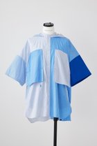 【ナゴンスタンス/nagonstans】のStripe Mix Hoodie SH/シャツ 人気、トレンドファッション・服の通販 founy(ファニー) ファッション Fashion レディースファッション Fashion for Women トップス・カットソー Cut & Sew Tops シャツ・ブラウス・オフィスカジュアル Elegant Blouses & Button-Ups おすすめ Recommended / Our Picks ショート Short, Short Length ストライプ Stripe, Striped Pattern スリーブ Sleeve, Long Sleeve / Short Sleeve ポケット Pocket, Pocket Detail メッシュ Mesh, Net Fabric ヨーク Yoke, Yoke Design 夏 Summer thumbnail Saba|ID: prp329100004076140 ipo3291000000036740121