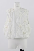 【エンフォルド/ENFOLD】のストレッチタフタ フラワーギャザーベスト 人気、トレンドファッション・服の通販 founy(ファニー) ファッション Fashion レディースファッション Fashion for Women アウター Coat / Outerwear Collection レディースジャケット・軽アウター Jackets ギャザー Gathered, Ruffled シンプル Simple, Minimal ジャケット Jacket, Outerwear ストレッチ Stretch, Stretchy Fabric タフタ Taffeta, Structured Fabric ダウン Down, Puffer パターン Pattern, Design Print フラワー Flower, Floral ベスト Vest, Waistcoat モチーフ Motif, Design Theme thumbnail ホワイト|ID: prp329100004076143 ipo3291000000036516074