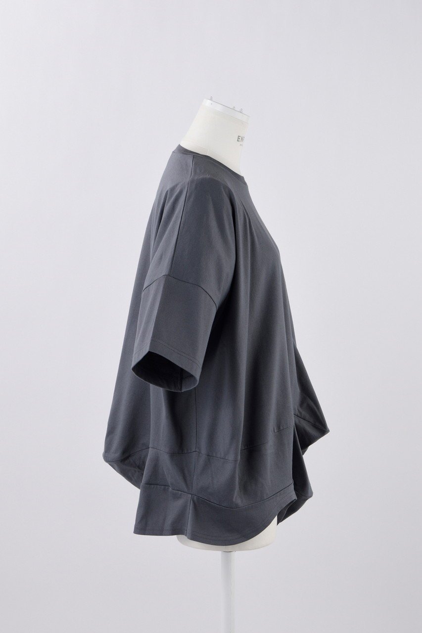 【エンフォルド/ENFOLD】のスビン天竺 カーブレイヤーヘムT/SH Tシャツ 人気、トレンドファッション・服の通販 founy(ファニー) ファッション Fashion レディースファッション Fashion for Women トップス・カットソー Cut & Sew Tops シャツ・ブラウス・オフィスカジュアル Elegant Blouses & Button-Ups ロングTシャツ・Tシャツ Longline T-Shirts & Tees カットソー・ベーシックTシャツ Cut-and-Sewn Tops / Stretch Tees & Basics ショート Short, Short Length スリーブ Sleeve, Long Sleeve / Short Sleeve ベスト Vest, Waistcoat other-4|ID: prp329100004076145 ipo3291000000036665149