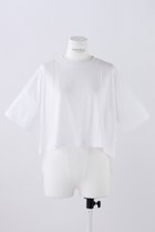 【エンフォルド/ENFOLD】のスビン天竺 ピンタック T/SH Tシャツ ホワイト|ID: prp329100004076146 ipo3291000000032914973