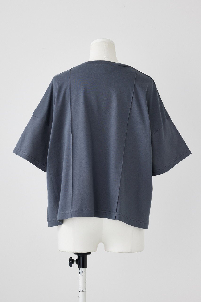 【エンフォルド/ENFOLD】のスビン天竺 ピンタック T/SH Tシャツ 人気、トレンドファッション・服の通販 founy(ファニー) 　ファッション　Fashion　レディースファッション　Fashion for Women　トップス・カットソー　Cut & Sew Tops　シャツ・ブラウス・オフィスカジュアル　Elegant Blouses & Button-Ups　ロングTシャツ・Tシャツ　Longline T-Shirts & Tees　カットソー・ベーシックTシャツ　Cut-and-Sewn Tops / Stretch Tees & Basics　ショート　Short, Short Length　スリーブ　Sleeve, Long Sleeve / Short Sleeve　バランス　Balance, Style Balance　other-3|ID: prp329100004076146 ipo3291000000032915005