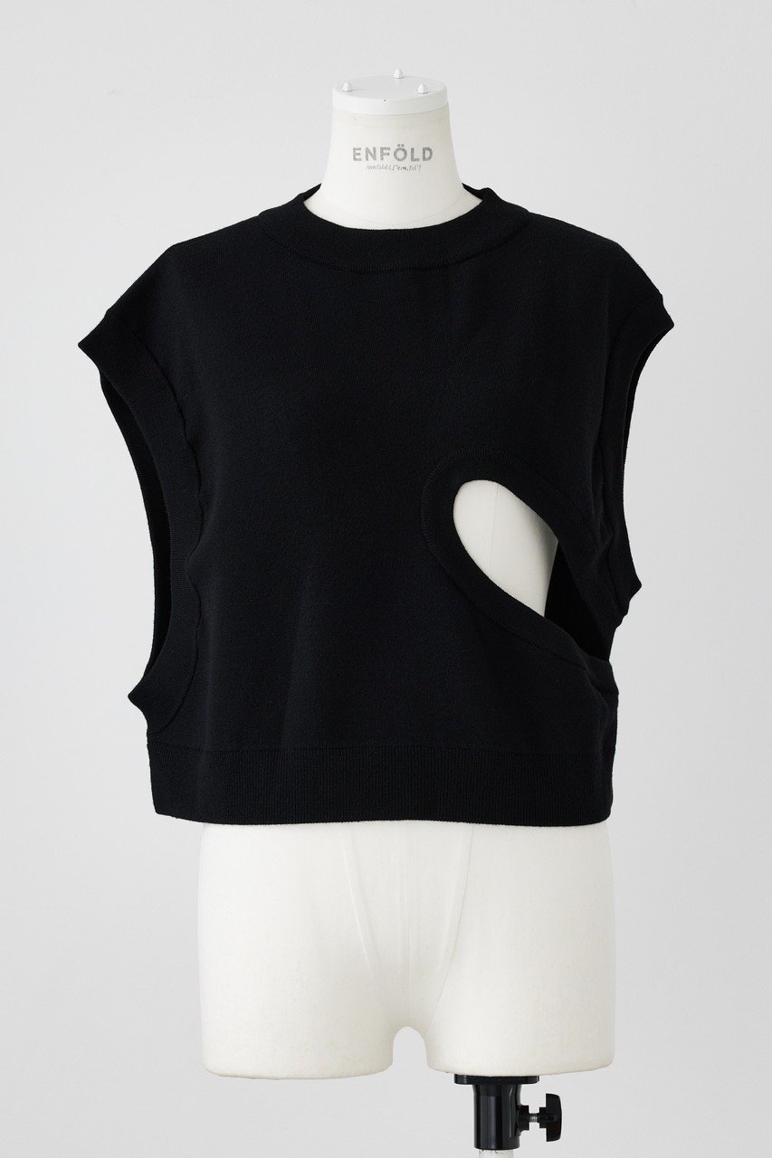 【エンフォルド/ENFOLD】のmany holeベスト 人気、トレンドファッション・服の通販 founy(ファニー) 　ファッション　Fashion　レディースファッション　Fashion for Women　トップス・カットソー　Cut & Sew Tops　ニット　Knit Tops & Sweaters　ベスト&ジレ / 重ね着スタイル　Vests & Gilets　カジュアルプルオーバー・ニットトップス　Pullovers & Knit Tops / Casual Pullovers　インナー　Innerwear　ベスト　Vest, Waistcoat　 other-1|ID: prp329100004076147 ipo3291000000036098405