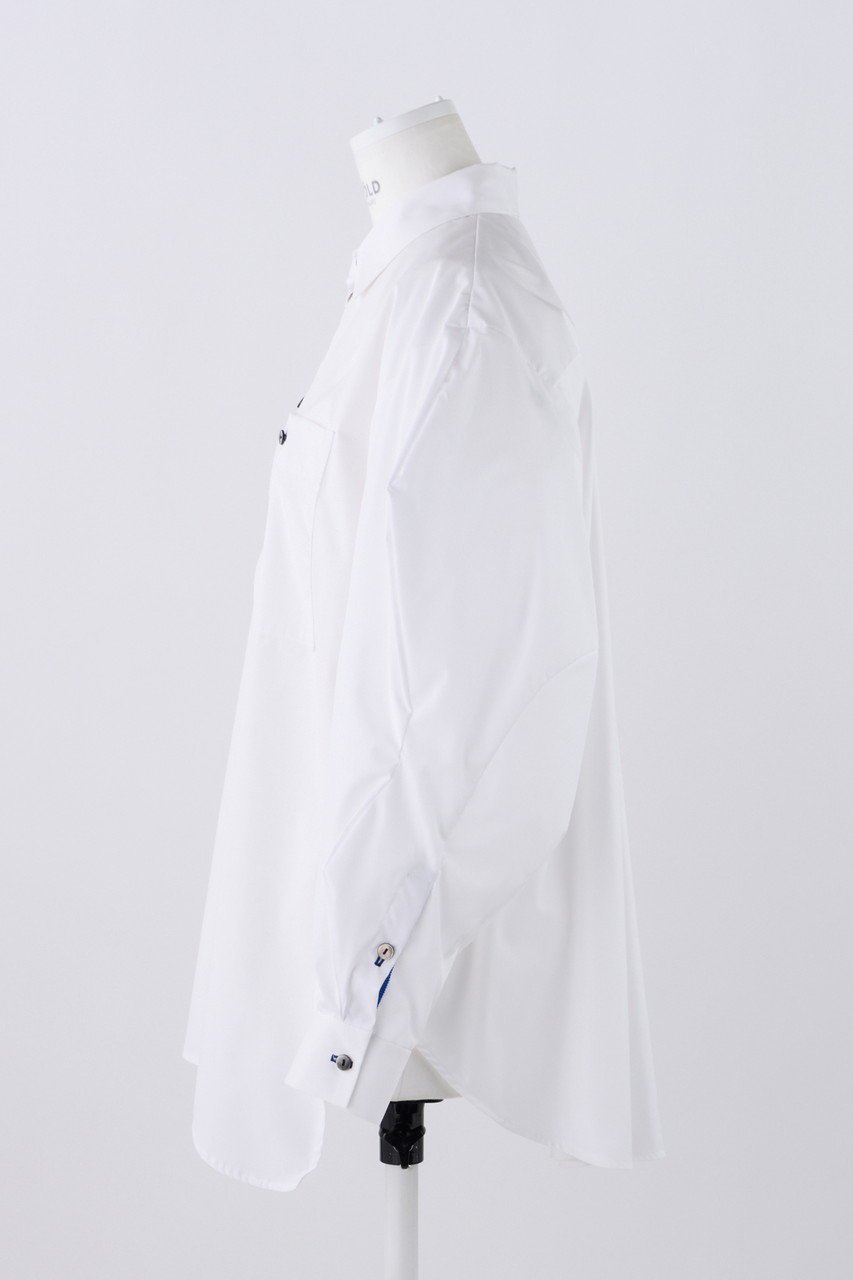 【エンフォルド/ENFOLD】のC/PEブロード ゆがみSH/シャツ 人気、トレンドファッション・服の通販 founy(ファニー) ファッション Fashion レディースファッション Fashion for Women トップス・カットソー Cut & Sew Tops シャツ・ブラウス・オフィスカジュアル Elegant Blouses & Button-Ups スリーブ Sleeve, Long Sleeve / Short Sleeve ブロード Broadcloth, Fine Cotton ベスト Vest, Waistcoat ベーシック Basic, Essential ポケット Pocket, Pocket Detail ロング Long, Long-Length other-2|ID: prp329100004076150 ipo3291000000032903530