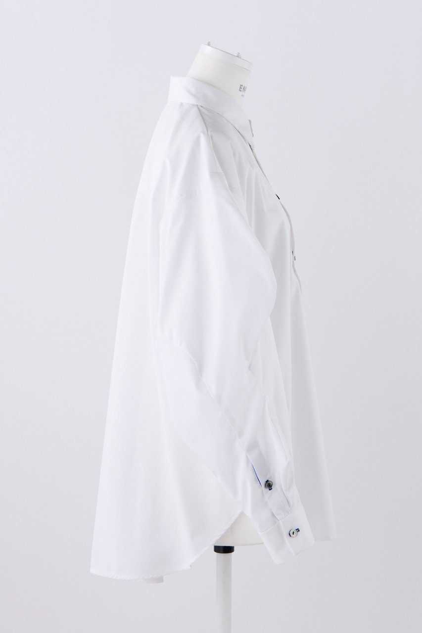 【エンフォルド/ENFOLD】のC/PEブロード ゆがみSH/シャツ 人気、トレンドファッション・服の通販 founy(ファニー) ファッション Fashion レディースファッション Fashion for Women トップス・カットソー Cut & Sew Tops シャツ・ブラウス・オフィスカジュアル Elegant Blouses & Button-Ups スリーブ Sleeve, Long Sleeve / Short Sleeve ブロード Broadcloth, Fine Cotton ベスト Vest, Waistcoat ベーシック Basic, Essential ポケット Pocket, Pocket Detail ロング Long, Long-Length other-4|ID: prp329100004076150 ipo3291000000032903536