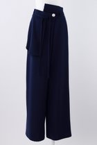 【エンフォルド/ENFOLD】のPEツイル ベルトワイドアシンメ TR/トラウザー・パンツ ダークブルー|ID: prp329100004076151 ipo3291000000035055763