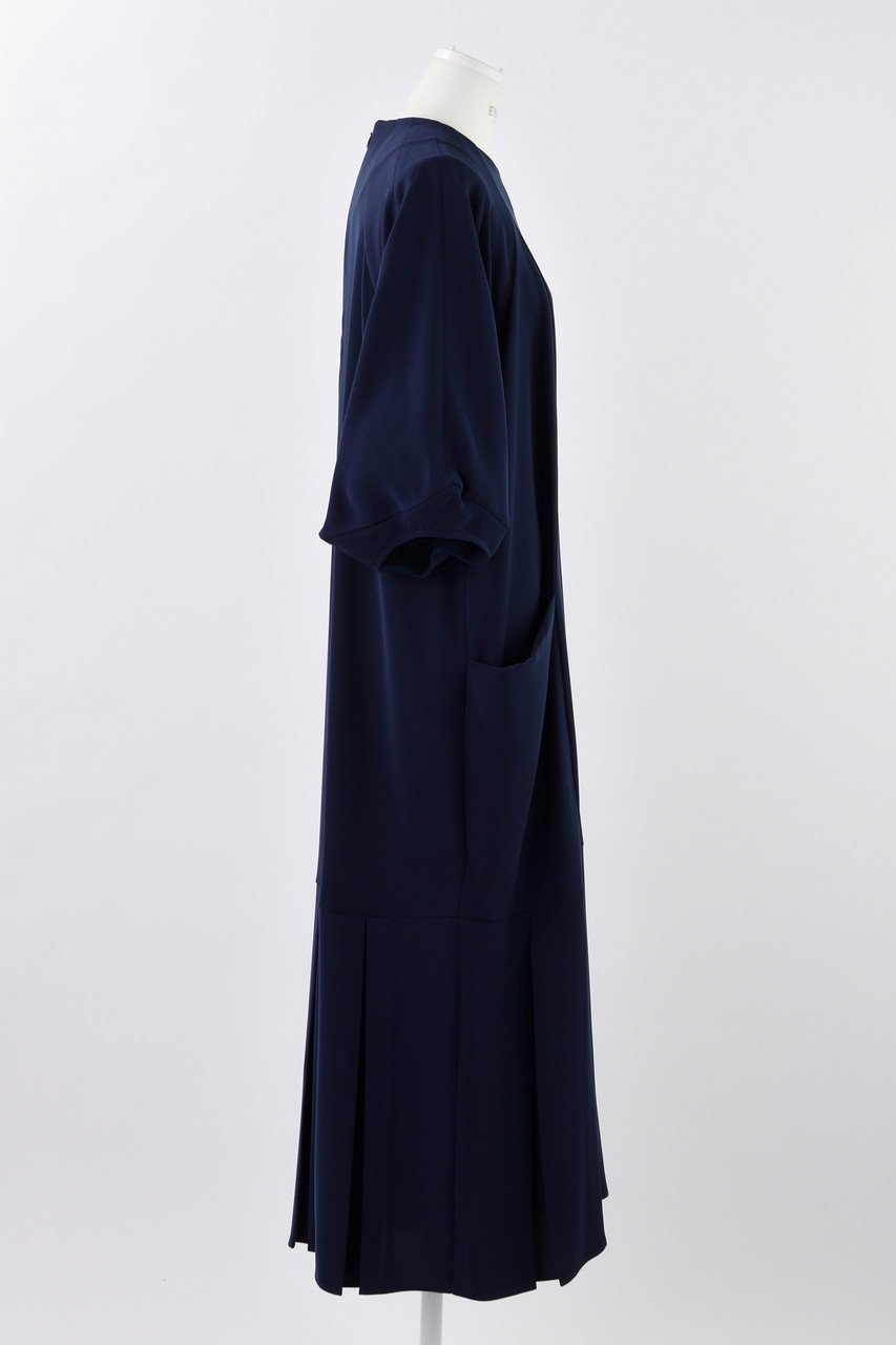 【エンフォルド/ENFOLD】のPEツイル コクーンプリーツ DRS/ドレス 人気、トレンドファッション・服の通販 founy(ファニー) 　ファッション　Fashion　レディースファッション　Fashion for Women　ワンピース　Dresses　フォーマル・パーティードレス・結婚式用ドレス　Elegant & Casual Dresses　チュニック　Tunic Tops & Dresses　エレガント 上品　Elegant　スクエア　Square, Square Shape　チュニック　Tunic, Long Top　ツイル　Twist, Twisted Detail　ドレス　Dress, One-Piece　パターン　Pattern, Design Print　ロング　Long, Long-Length　other-4|ID: prp329100004076154 ipo3291000000032894064