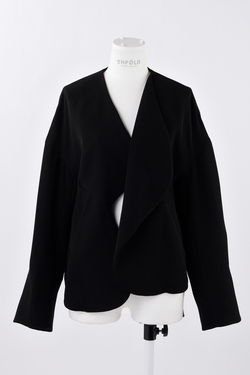 【エンフォルド/ENFOLD】のPEツイル アシンメ JK/ジャケット 人気、トレンドファッション・服の通販 founy(ファニー) 　ファッション　Fashion　レディースファッション　Fashion for Women　アウター　Coat / Outerwear Collection　レディースジャケット・軽アウター　Jackets　アシンメトリー　Asymmetrical Style　ジャケット　Jacket, Outerwear　ツイル　Twist, Twisted Detail　リラックス　Relax, Relaxed Fit　 other-1|ID: prp329100004076156 ipo3291000000036797470