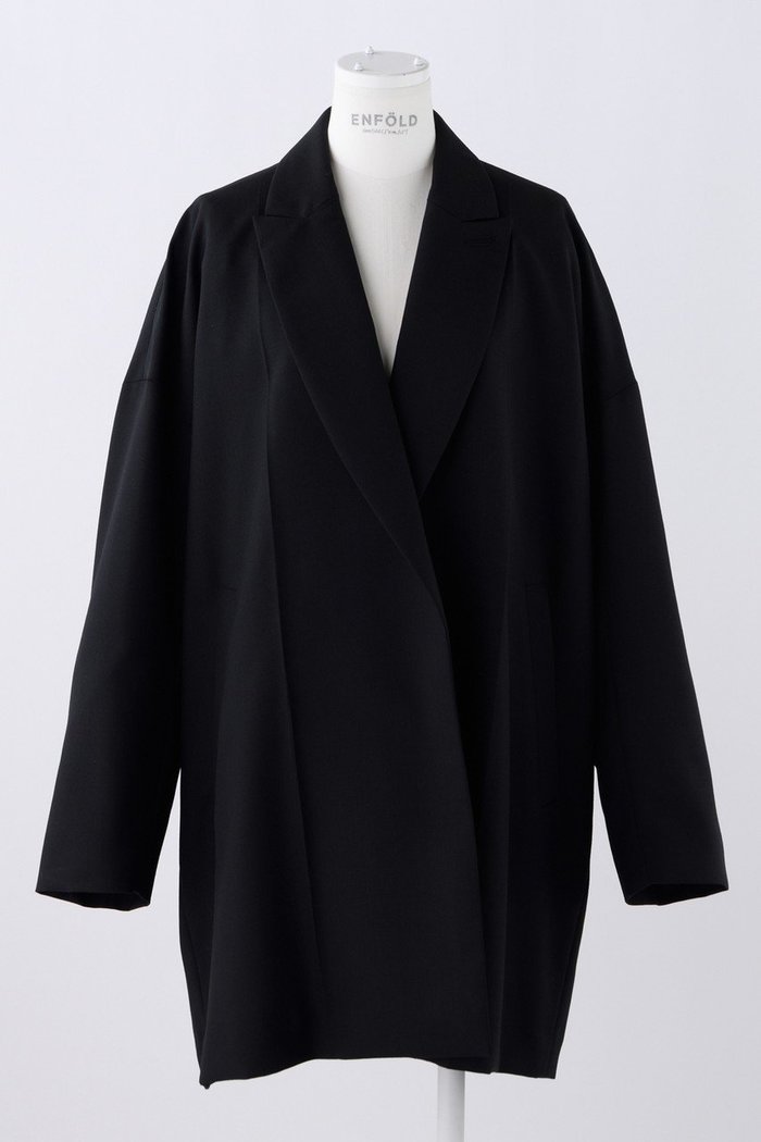 【エンフォルド/ENFOLD】のハイツイストWO センタープレス BIG JK/ジャケット インテリア・キッズ・メンズ・レディースファッション・服の通販 founy(ファニー) https://founy.com/ ファッション Fashion レディースファッション Fashion for Women アウター Coat / Outerwear Collection レディースジャケット・軽アウター Jackets インナー Innerwear コレクション Collection, Seasonal Line ジャケット Jacket, Outerwear セットアップ Set-Up, Coordinated Outfit センター Center, Center Line ダウン Down, Puffer ツイスト Tweed, Tweed Fabric マニッシュ Mannish, Boyish リラックス Relax, Relaxed Fit ロング Long, Long-Length |ID: prp329100004076160 ipo3291000000032953693
