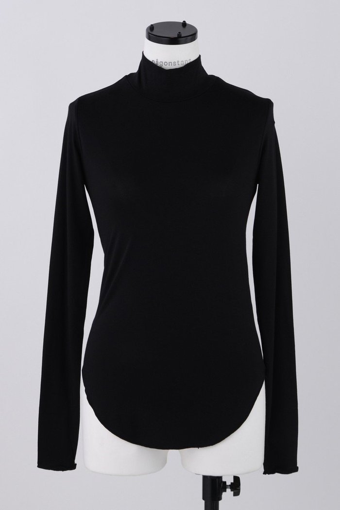 【ナゴンスタンス/nagonstans】のリヨセルベア天竺 スタンドネックロンT インテリア・キッズ・メンズ・レディースファッション・服の通販 founy(ファニー) https://founy.com/ ファッション Fashion レディースファッション Fashion for Women トップス・カットソー Cut & Sew Tops シャツ・ブラウス・オフィスカジュアル Elegant Blouses & Button-Ups ロングTシャツ・Tシャツ Longline T-Shirts & Tees カットソー・ベーシックTシャツ Cut-and-Sewn Tops / Stretch Tees & Basics なめらか Smooth, Silky Texture インナー Innerwear スリーブ Sleeve, Long Sleeve / Short Sleeve ロング Long, Long-Length |ID: prp329100004076173 ipo3291000000035892441