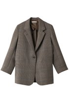 【コルピエロ/Col Pierrot】の【ELLE SHOP 限定】グレンチェックジャケット ブラウン|ID: prp329100004076177 ipo3291000000032942066
