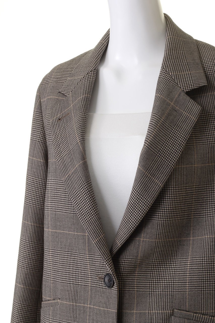 【コルピエロ/Col Pierrot】の【ELLE SHOP 限定】グレンチェックジャケット 人気、トレンドファッション・服の通販 founy(ファニー) 　ファッション　Fashion　レディースファッション　Fashion for Women　アウター　Coat / Outerwear Collection　レディースジャケット・軽アウター　Jackets　クラシカル　Classical, Vintage-Inspired　ジャケット　Jacket, Outerwear　チェック　Check, Plaid, Tartan　マニッシュ　Mannish, Boyish　other-5|ID: prp329100004076177 ipo3291000000036061658