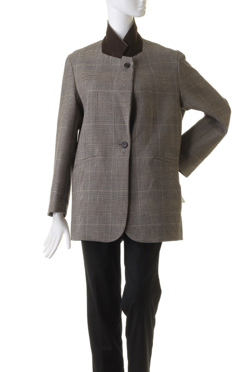 【コルピエロ/Col Pierrot】の【ELLE SHOP 限定】グレンチェックジャケット 人気、トレンドファッション・服の通販 founy(ファニー) 　ファッション　Fashion　レディースファッション　Fashion for Women　アウター　Coat / Outerwear Collection　レディースジャケット・軽アウター　Jackets　クラシカル　Classical, Vintage-Inspired　ジャケット　Jacket, Outerwear　チェック　Check, Plaid, Tartan　マニッシュ　Mannish, Boyish　other-7|ID: prp329100004076177 ipo3291000000036797461