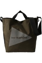 【アンドワンダー/and wander】の【UNISEX】recycle OX tote bag カーキ|ID: prp329100004076181 ipo3291000000032793315