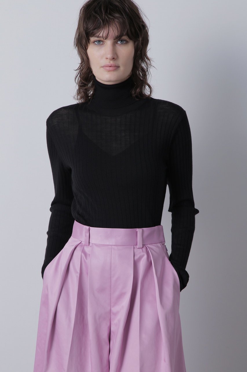 【ヒューエルミュージアム/hueLe Museum】の【hLM】シアーワイドリブタートルネック インテリア・キッズ・メンズ・レディースファッション・服の通販 founy(ファニー) ファッション Fashion レディースファッション Fashion for Women トップス・カットソー Cut & Sew Tops ニット Knit Tops & Sweaters カジュアルプルオーバー・ニットトップス Pullovers & Knit Tops / Casual Pullovers タートルネック・ハイネックトップス Turtlenecks & High-Neck Tops おすすめ Recommended / Our Picks インナー Innerwear シアー Sheer, See-Through ジャケット Jacket, Outerwear タートル Turtleneck, Turtle Collar タートルネック Turtleneck, High Neck ワイドリブ Wide Rib, Wide Ribbed Knit A/W・秋冬 Autumn/Winter ブラック|ID: prp329100004076203 ipo3291000000035372358