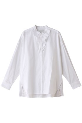 【ティッカ/TICCA】のノーカラーフリルシャツ 人気、トレンドファッション・服の通販 founy(ファニー) ファッション Fashion レディースファッション WOMEN トップス・カットソー Tops/Tshirt シャツ/ブラウス Shirts/Blouses スリーブ Sleeve バランス Balance フェミニン Feminine フリル Frills ボトム Bottom リラックス Relax ロング Long エレガント 上品 Elegant |ID:prp329100004077689